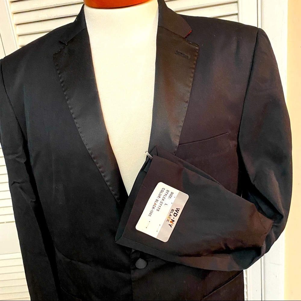 NWT WD NY Black Slim Fit Blazer Coat